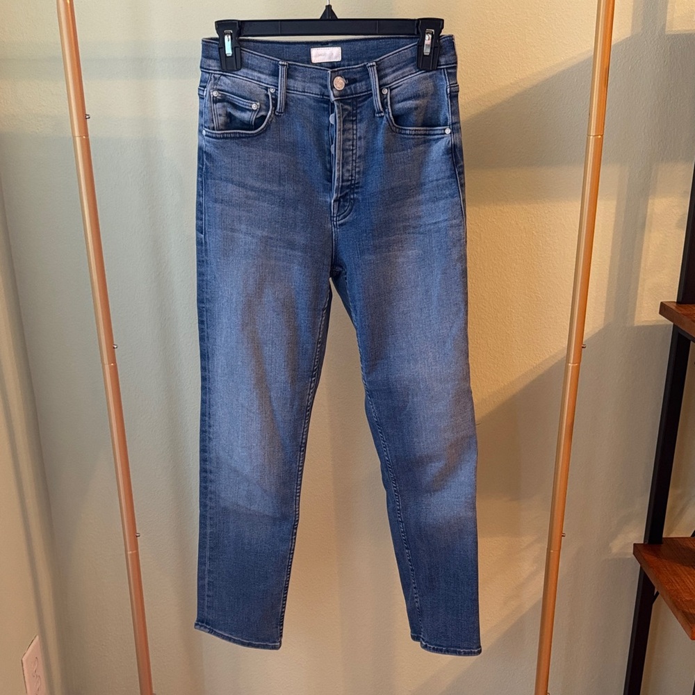 MOTHER Women’s The Tomcat Jeans in Blue